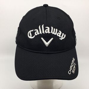 Callaway Golf Great Big Bertha Black Chrome Soft XR Baseball Cap Hat Velcro